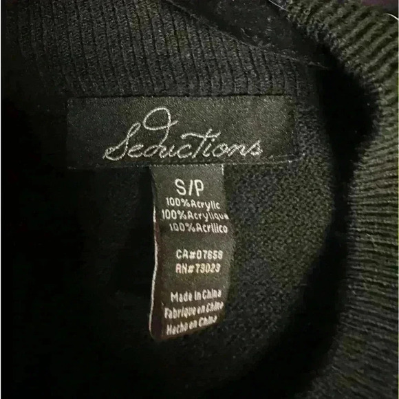 Never worn Black petite button down cardigan - Picture 2 of 2